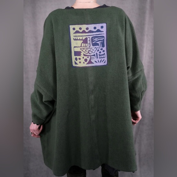 Blue Fish Winter Sherpa Pullover in Forest - Picture 4 of 7